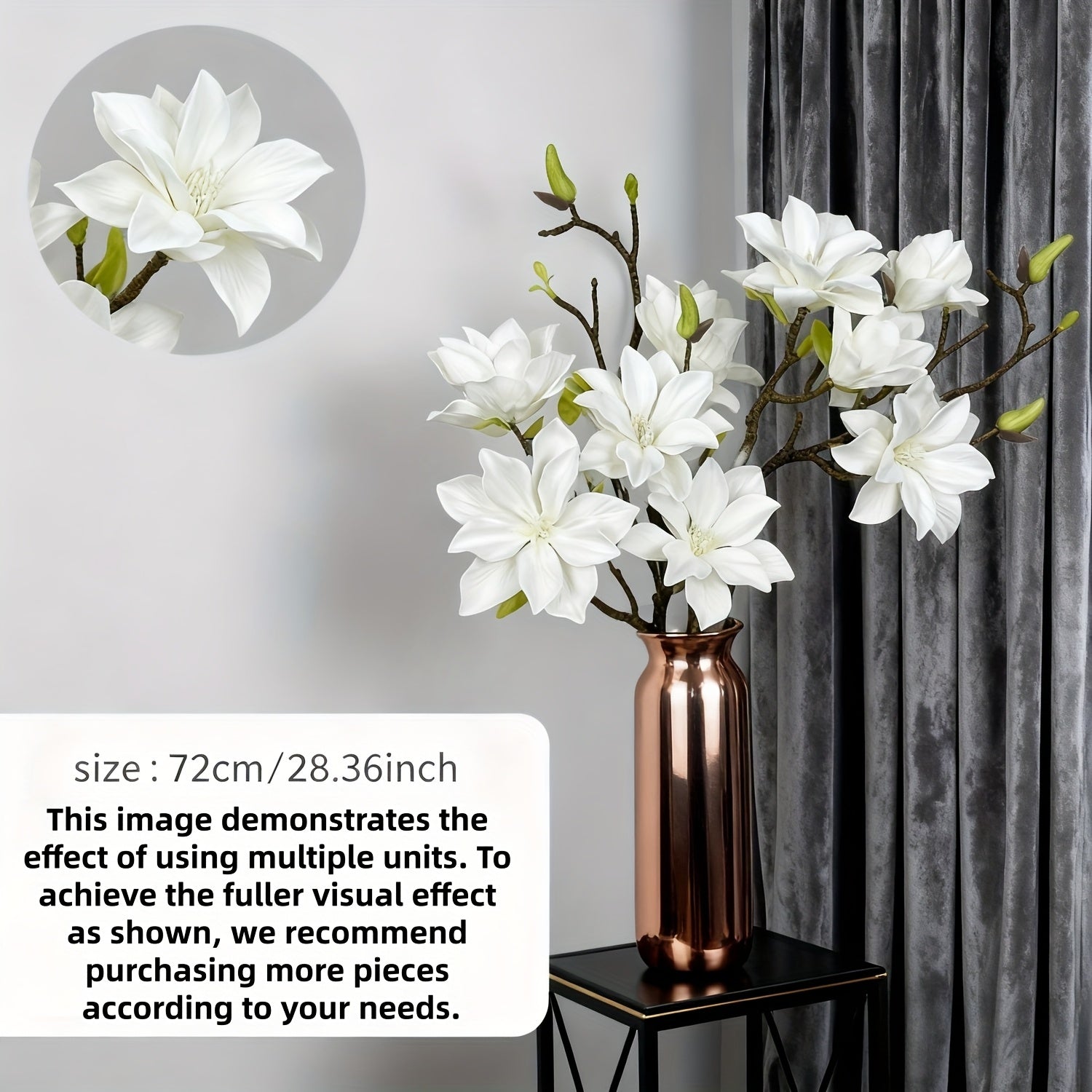 Kunstmagnolien Arrangement – Floréa Éloise